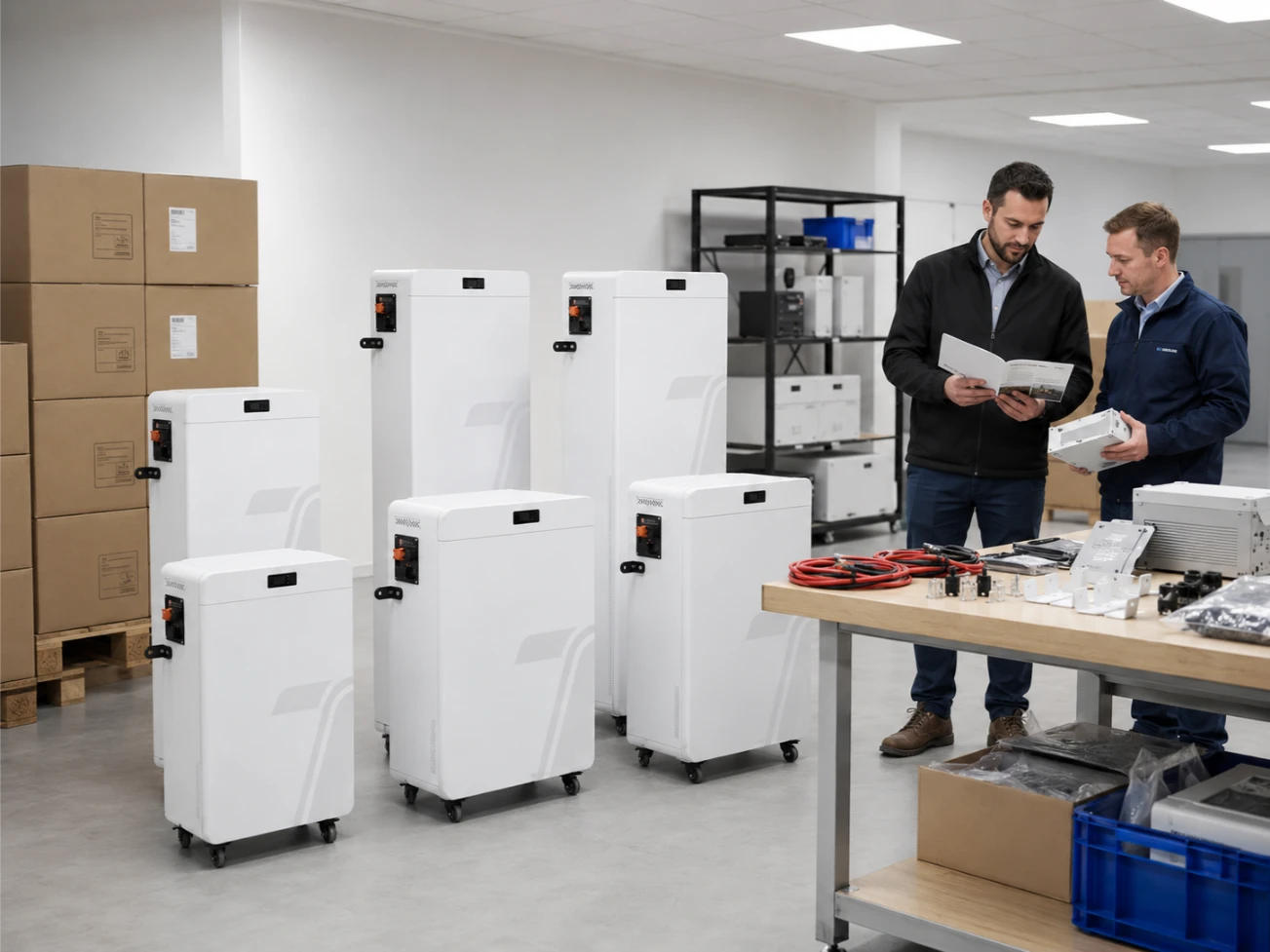 Aplicación de baterías para portafolios de instaladores y distribuidores