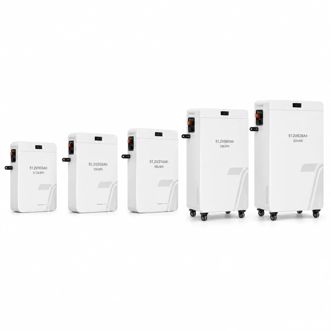 Gama de baterías de almacenamiento residencial 51.2V