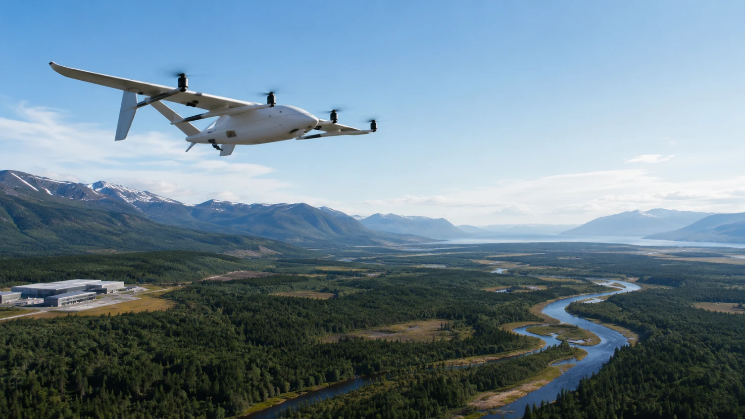 aplicación de batería para drones VTOL de largo alcance