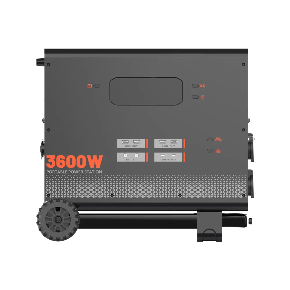 Estación de energía portátil de 3600W 3225.6Wh