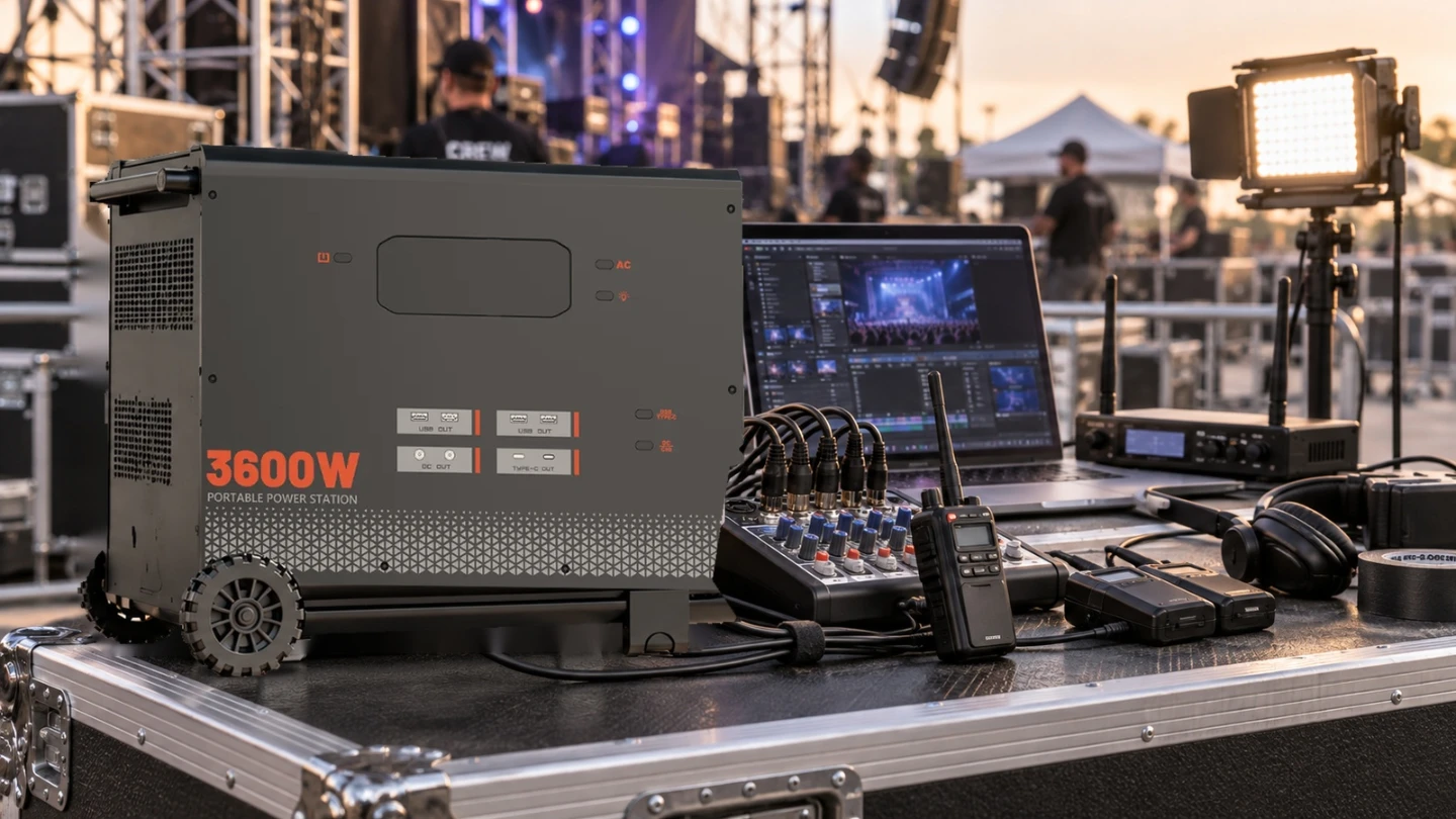 Escena de equipo para eventos temporales de la página del producto 3600W