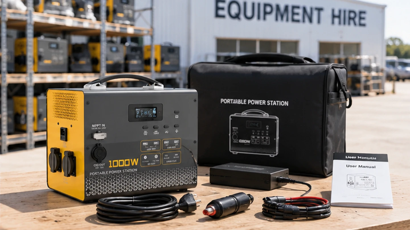 Escena de kit de equipo de renta de la página del modelo metálico 1000W